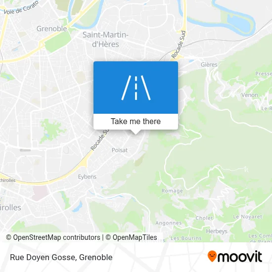 Rue Doyen Gosse map