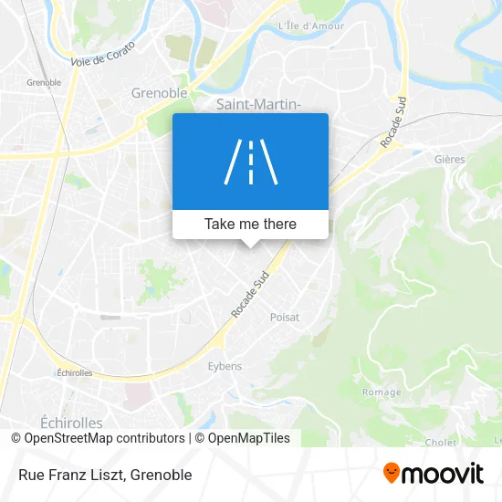 Rue Franz Liszt map