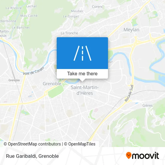 Rue Garibaldi map