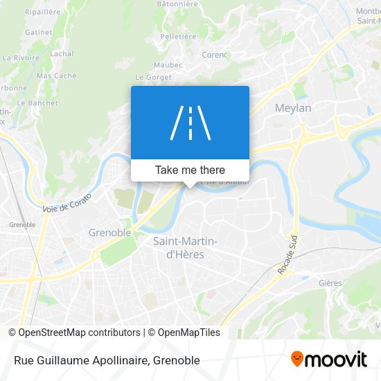 Rue Guillaume Apollinaire map