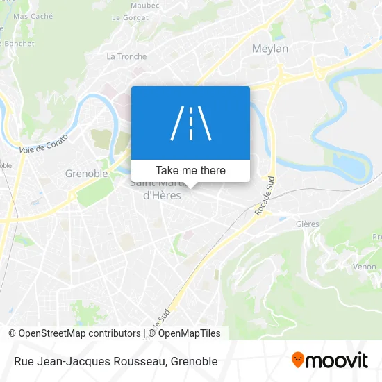 Rue Jean-Jacques Rousseau map