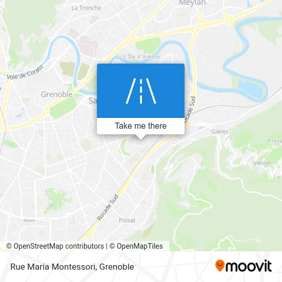 Rue Maria Montessori map