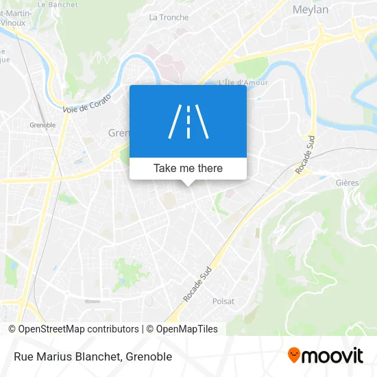Rue Marius Blanchet map