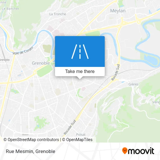 Rue Mesmin map