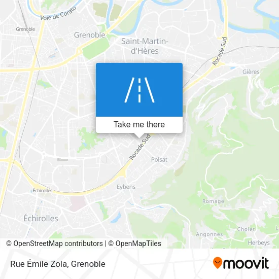 Rue Émile Zola map