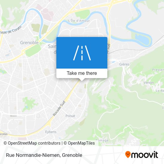 Rue Normandie-Niemen map