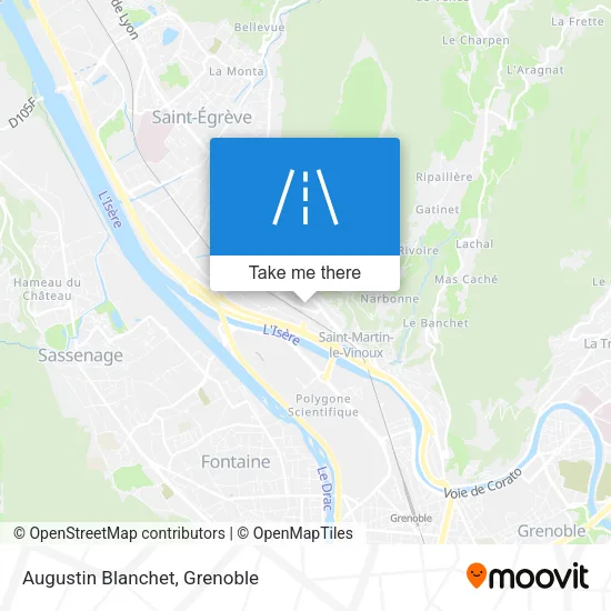 Augustin Blanchet map