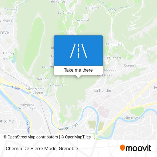 Chemin De Pierre Mode map