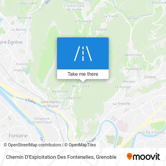 Chemin D'Exploitation Des Fontenelles map