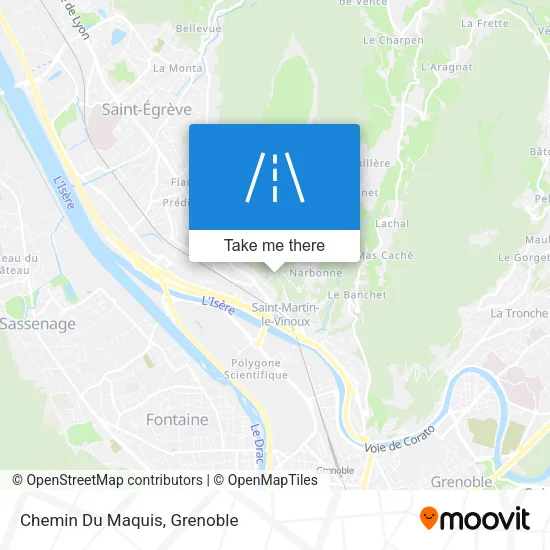 Chemin Du Maquis map