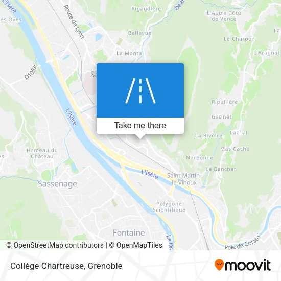 Collège Chartreuse map
