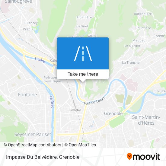 Impasse Du Belvédère map
