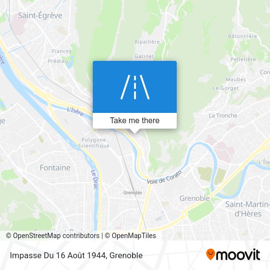 Impasse Du 16 Août 1944 map