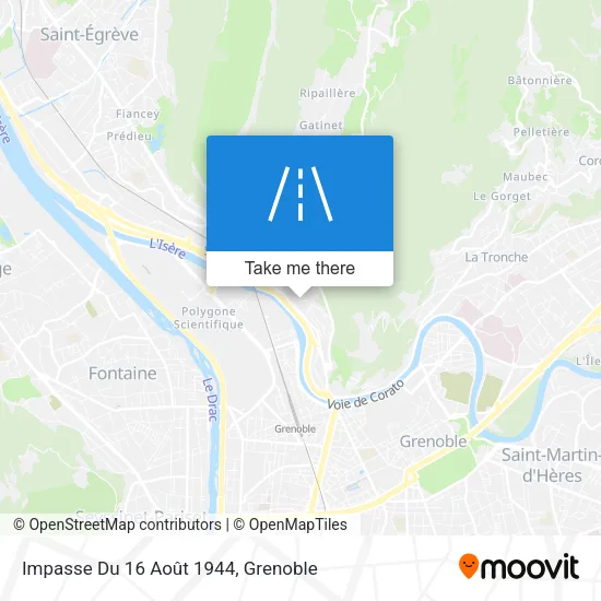Impasse Du 16 Août 1944 map