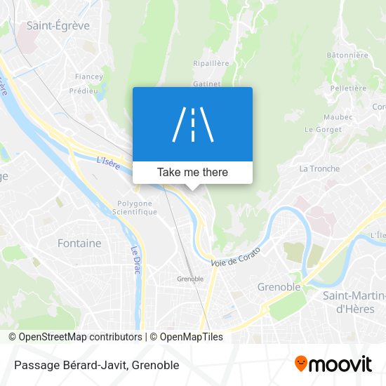 Passage Bérard-Javit map