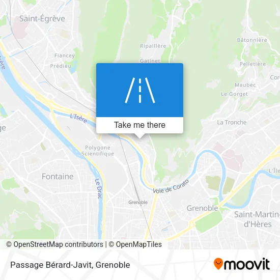 Passage Bérard-Javit map