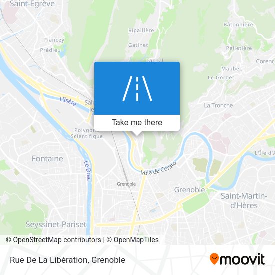 Rue De La Libération map