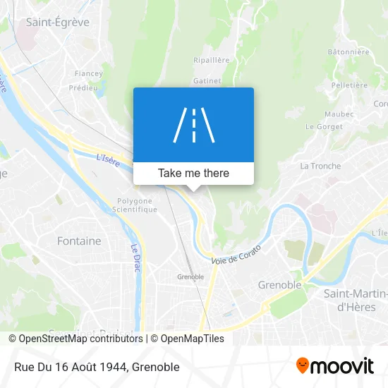 Rue Du 16 Août 1944 map