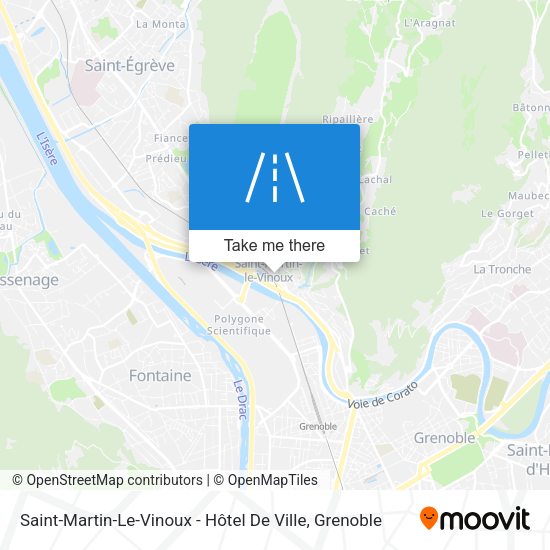 Saint-Martin-Le-Vinoux - Hôtel De Ville map