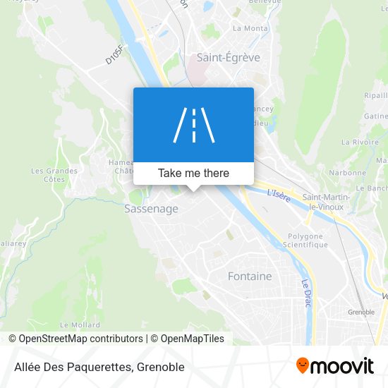 Allée Des Paquerettes map
