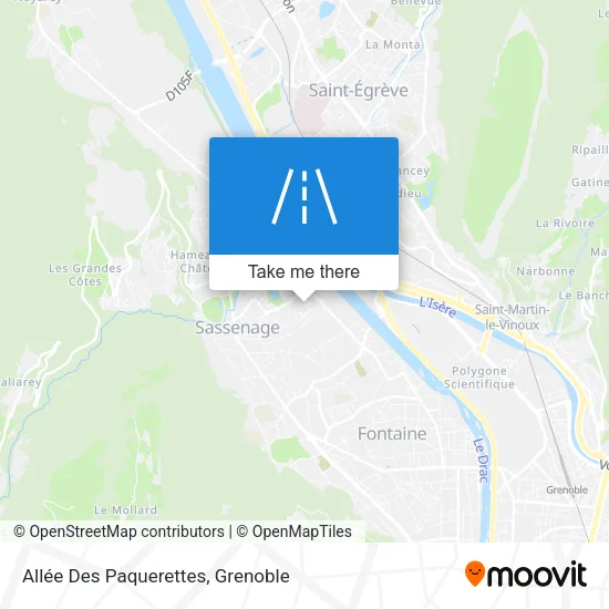 Allée Des Paquerettes map