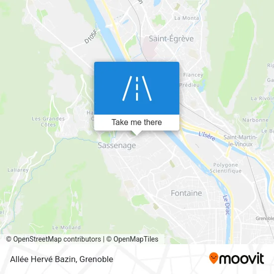 Allée Hervé Bazin map