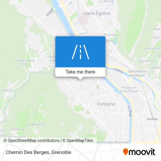Chemin Des Berges map