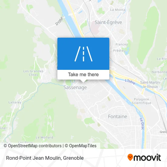 Rond-Point Jean Moulin map