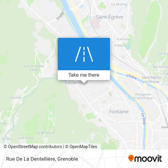Rue De La Dentellière map