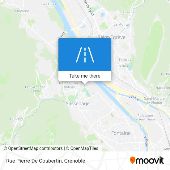 Rue Pierre De Coubertin map