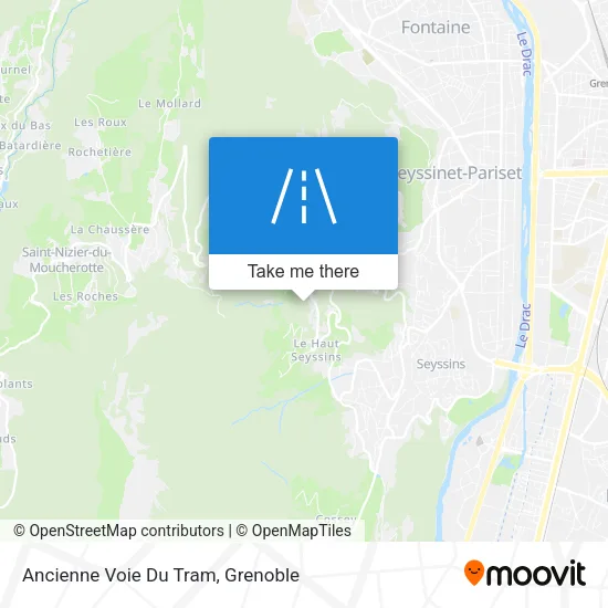 Ancienne Voie Du Tram map