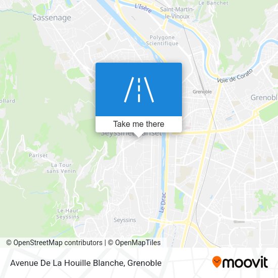 Avenue De La Houille Blanche map