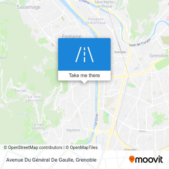 Avenue Du Général De Gaulle map