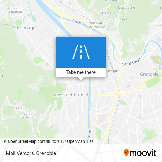 Mail Vercors map