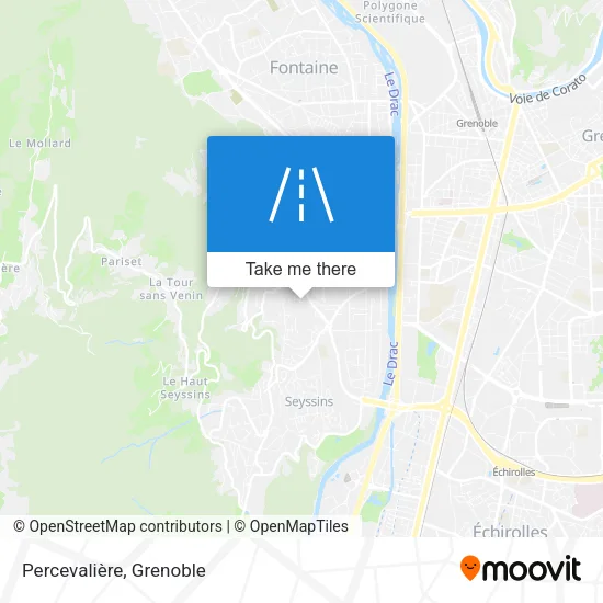 Percevalière map