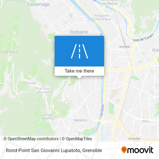 Rond-Point San Giovanni Lupatoto map