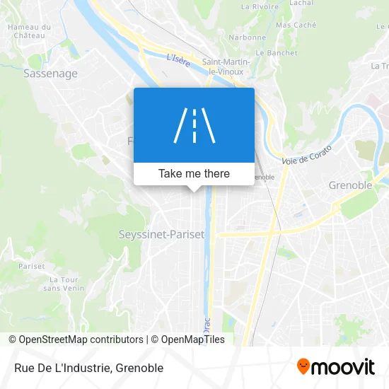 Rue De L'Industrie map