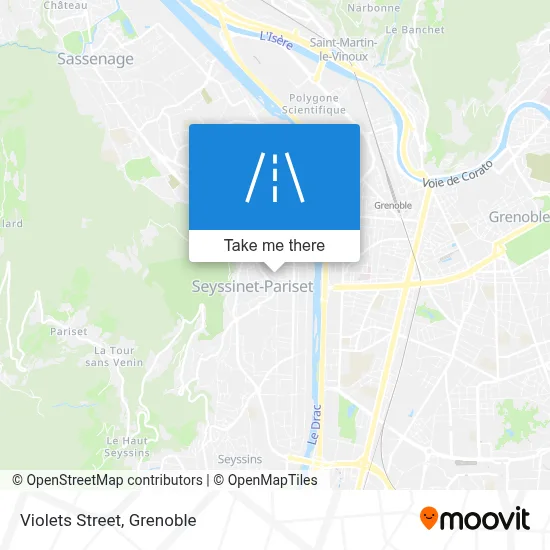 Rue Des Violettes map