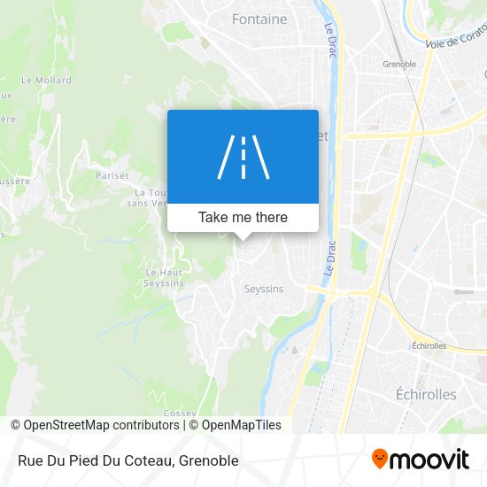 Rue Du Pied Du Coteau map