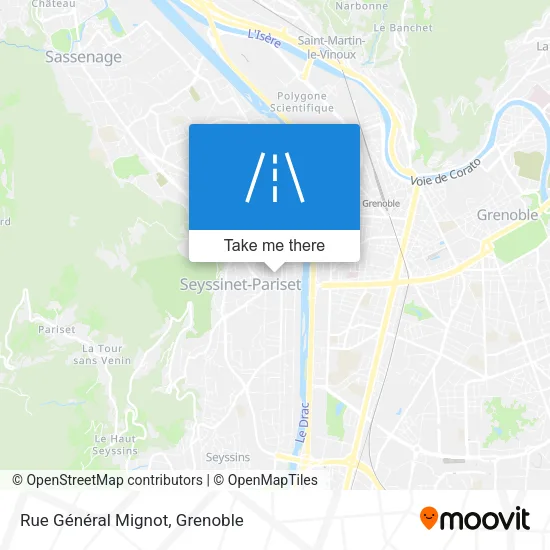 Rue Général Mignot map