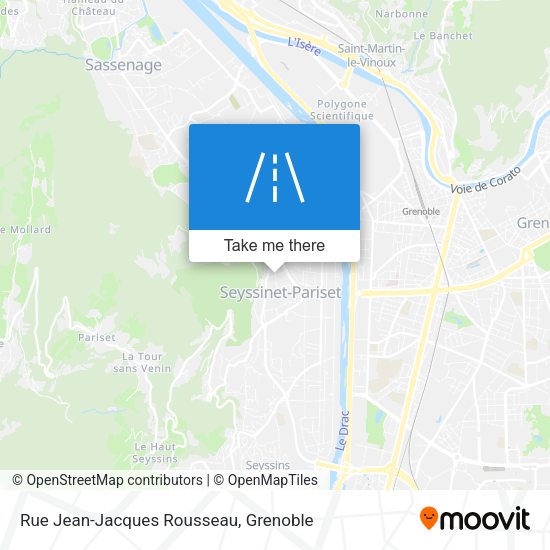 Rue Jean-Jacques Rousseau map