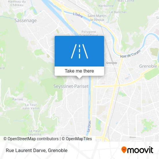 Rue Laurent Darve map
