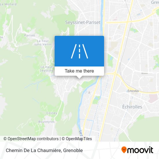 Chemin De La Chaumière map