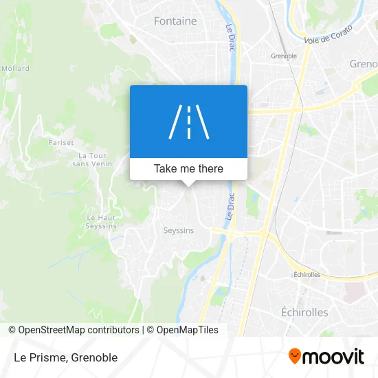 Le Prisme map