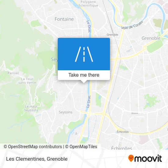 Les Clementines map
