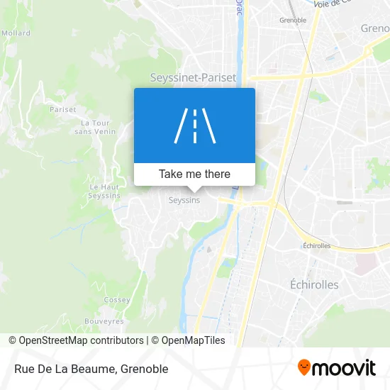 Rue De La Beaume map