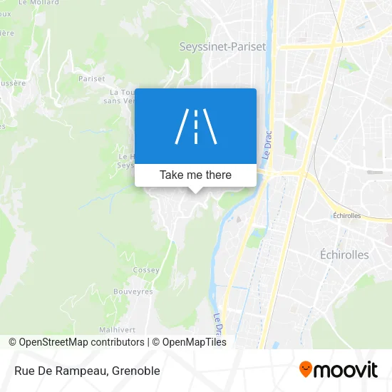 Rue De Rampeau map
