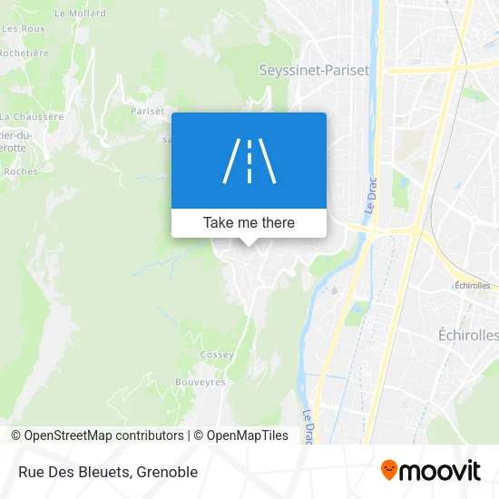 Rue Des Bleuets map