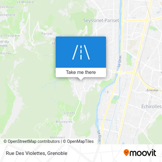 Rue Des Violettes map
