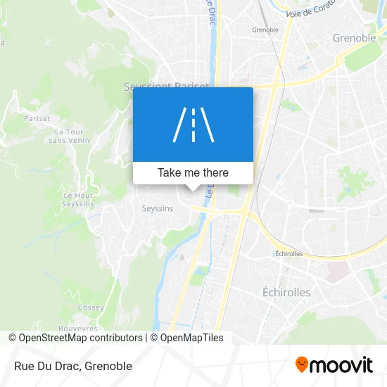 Rue Du Drac map